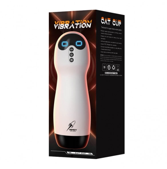 LILO - Cat Alien Male Vibrating Masturbator Cup (Chargeable - White) LILO - Cat Alien Male Vibrating Masturbator Cup (Chargeable - White)